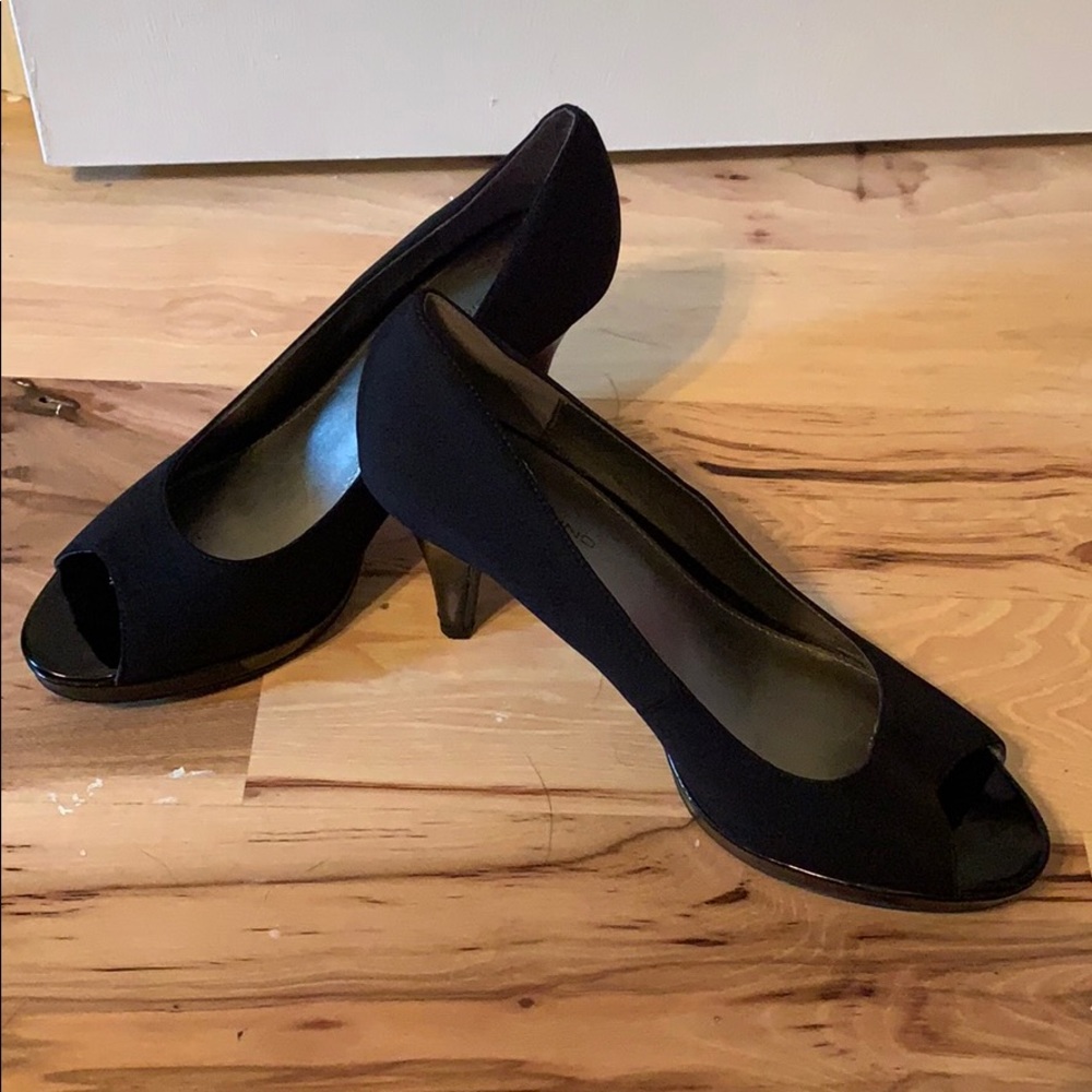 Black Kitten Heels